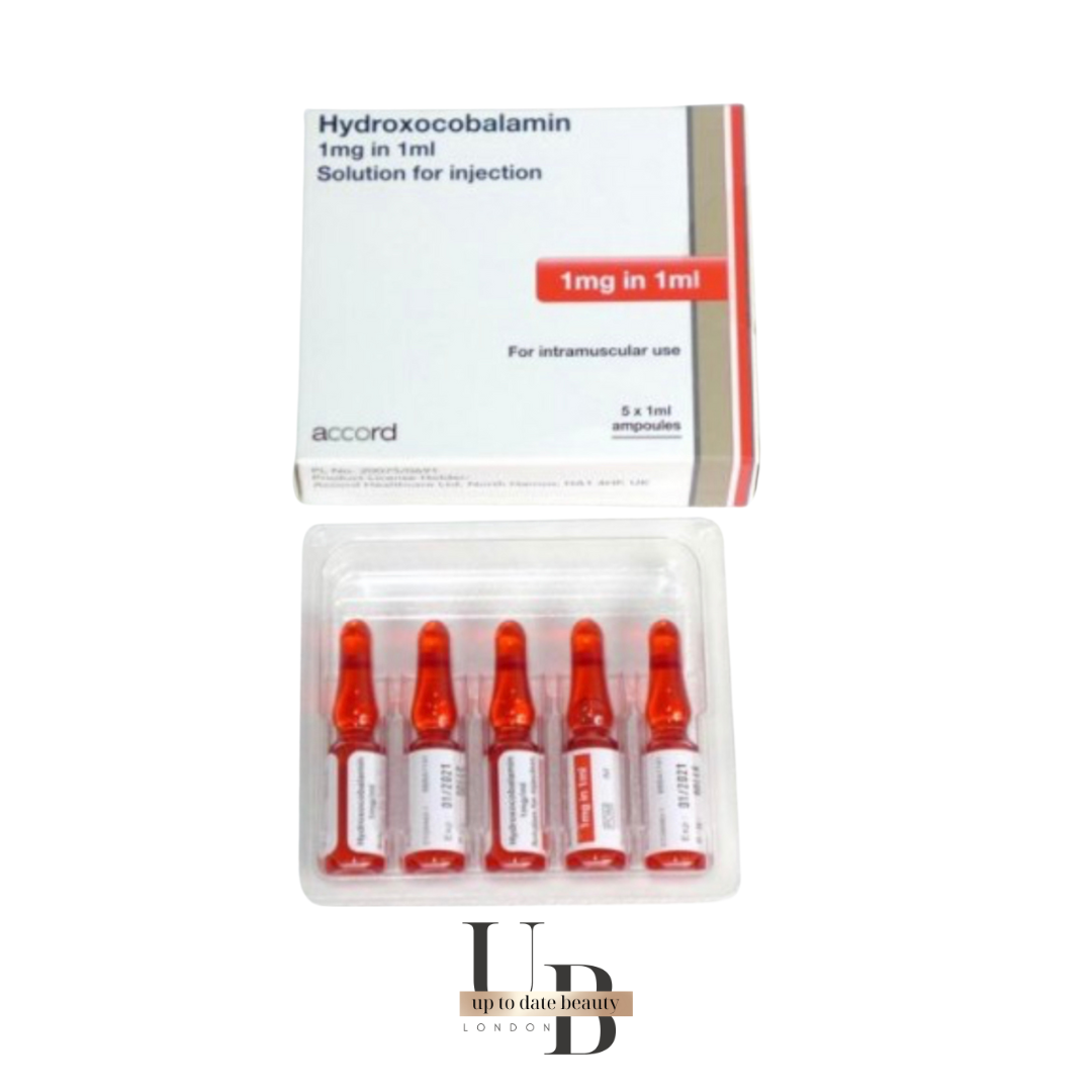 ACCORD Vitamin B12 Ampoules for Injection – 5 Vials (2ml Each) 1000mcg