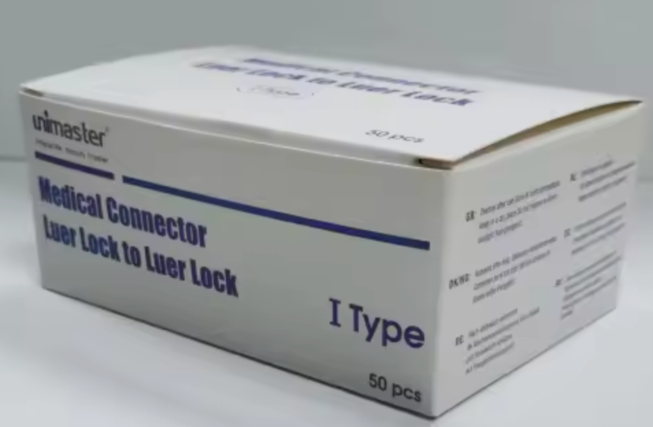 Sterile Luer Lock Syringe Adaptor Single Use Medical Connector
