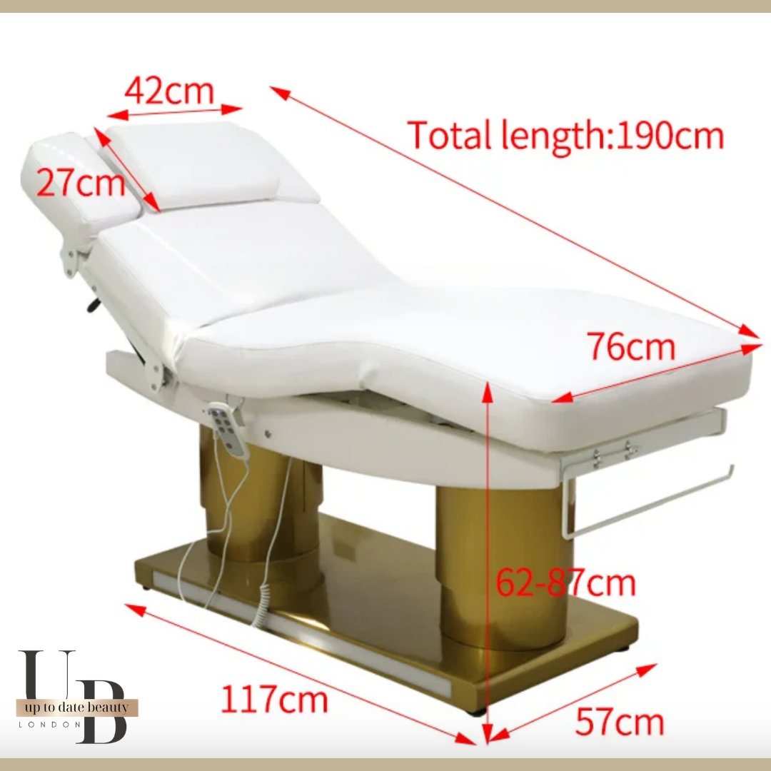 The Luxe Rose & Gold Aesthetic Medicine Bed Set (Bed + Stool)