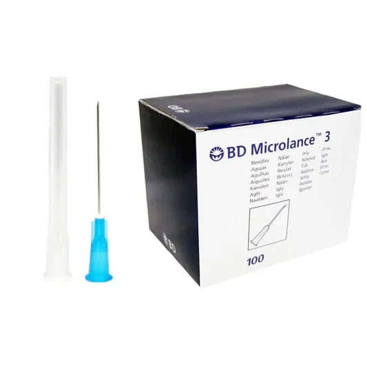 23 Gauge Needle (Blue) – Box of 100 | BD Microlance Hypodermic Needles