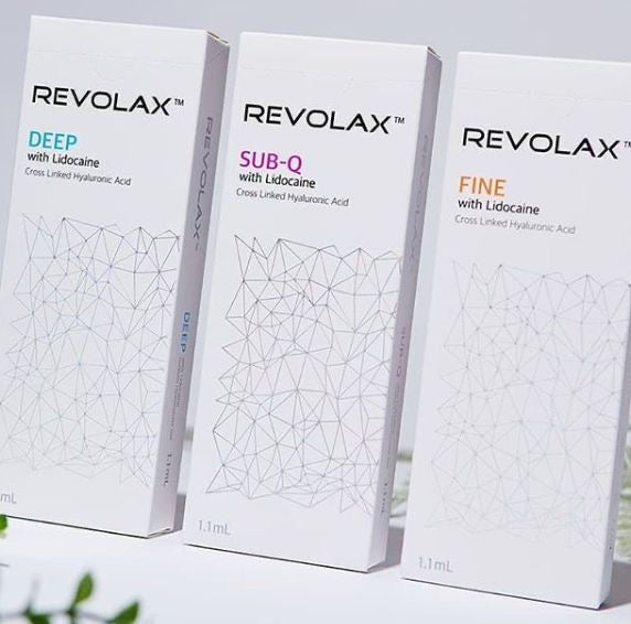 Revolax FINE with Lidocaine (crow’s feet, glabellar lines, and neck wrinkles)