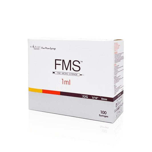 FMS - Fine Micro Syringe 32G / 8 MM 1 ml - BOX 100 pcs.