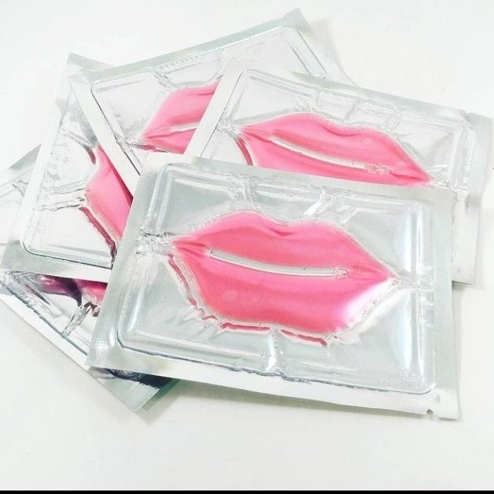 10 x Golden/ Pink Collagen Lip Mask: Nourish, Hydrate, Glow