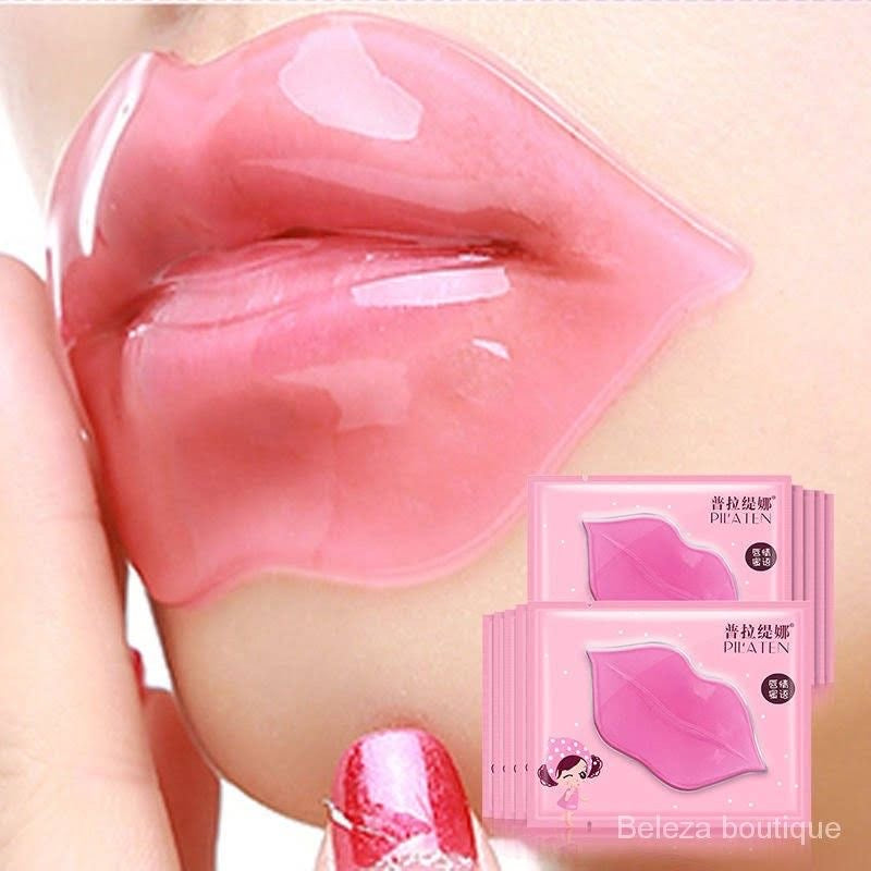 10 x Golden/ Pink Collagen Lip Mask: Nourish, Hydrate, Glow