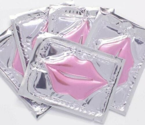 10 x Golden/ Pink Collagen Lip Mask: Nourish, Hydrate, Glow