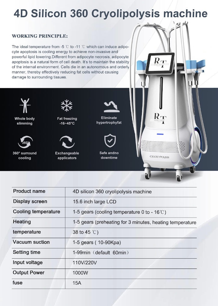 RejuTech® Cryolipolysis Machine -Request for quote