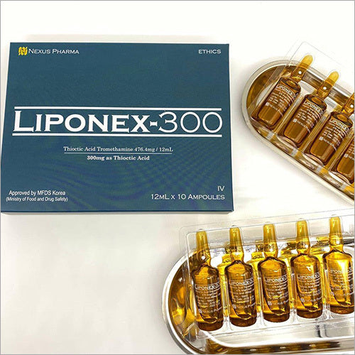 Liponex-300 Thioctic Acid 300mg 1v x 12ml Nexus Pharma / IV
