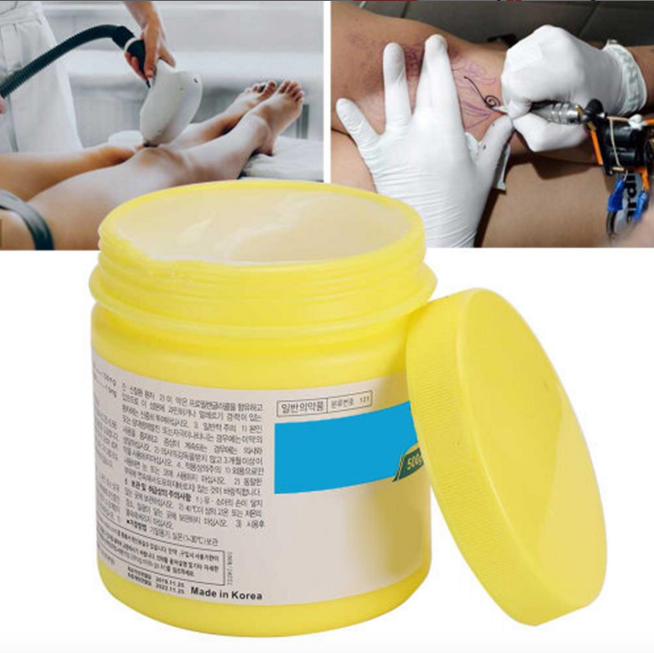 LIDO Numbing Cream for Aesthetic Procedures 500g - 10.56% Lidocaine