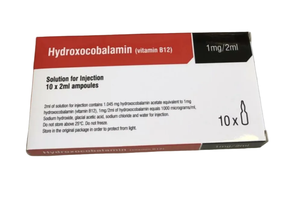B12 Hydroxocobalamin 1mg/2ml 10vials
